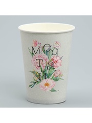 Стаканчик для цветов, «Мечтай», 350 мл, 10 шт.