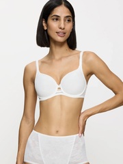 Бюстгальтер спейсер на косточках Triumph Wild Rose Sensation WP | Белый шелк