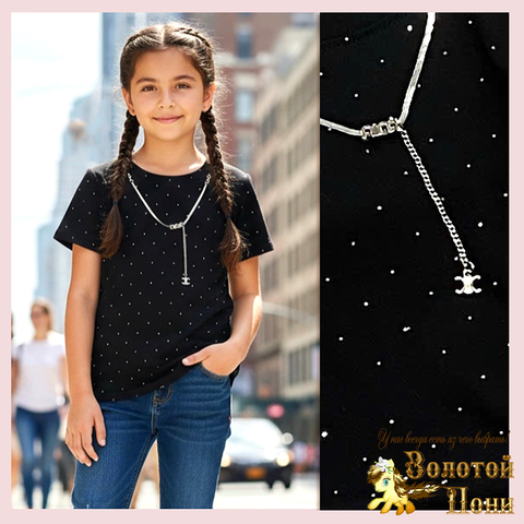 Футболка девочке (5-9) 251220-R2048