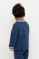жакет  для мальчика  КР 302750/синий космос к564