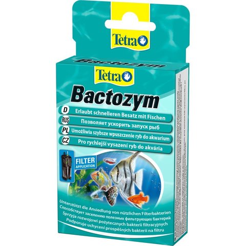 Tetra Bactozym средство для биологического запуска аквариума 10 капсул