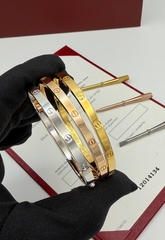 16238 - Браслет LOVE с отверткой тонкий в люксовом качестве VGOLD без камней