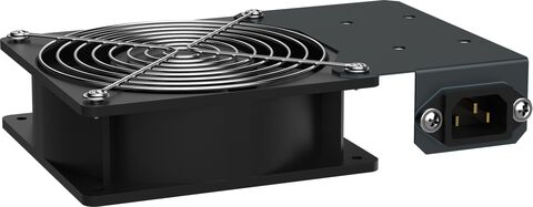 ITK Панель вентиляторная 1 модуль С14 черная