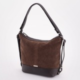 Рюкзак Саломея 1059 эко-замша шоколад