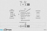 Набор ВМГ T-Motor X-A12XL-14S соосный (X-A12XL-14S KV77 2шт, ESC FOC 200A 14S 2шт, PFZ4918P пара) тяга 30-70кг, МВМ 120-180 кг