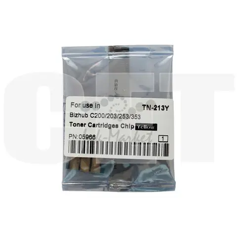 Чип картриджа для KONICA MINOLTA Bizhub C200/C200E/C203/C253/C353 (CET) Yellow, (WW), 20000 стр., (унив.), CET5966