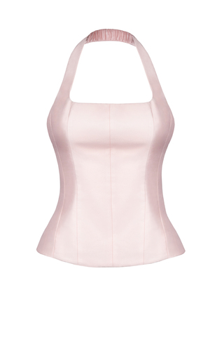«Coquette Tie-Back Top» Топ из тафты с открытой спиной.
