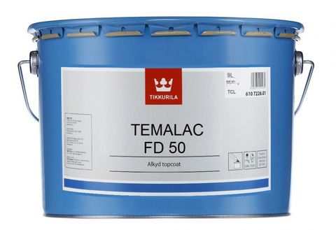 Tikkurila Temalac FD 50/Тиккурила Темалак ФД 50 краска алкидная полуглянцевая однокомпонентная быстросохнущая для стальных конструкций