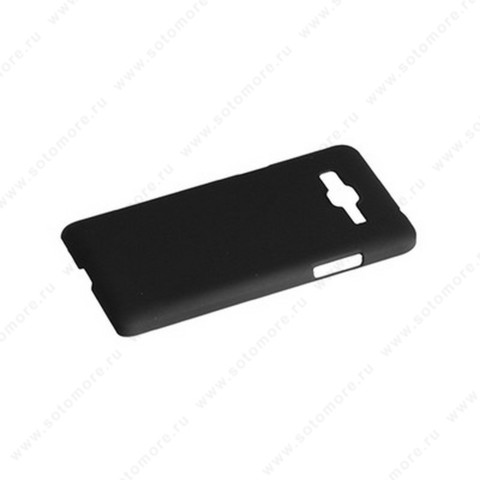 Накладка софт тач для Samsung Grand Prime G530 черная