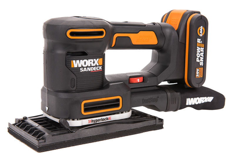 Виброшлифмашина аккумуляторная WORX WX820 20В