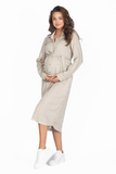 Платье для беременных 15082 бежевый