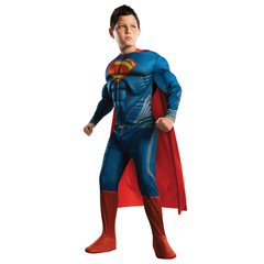 Детский костюм Супермен — Deluxe Muscle Superman Costume Child