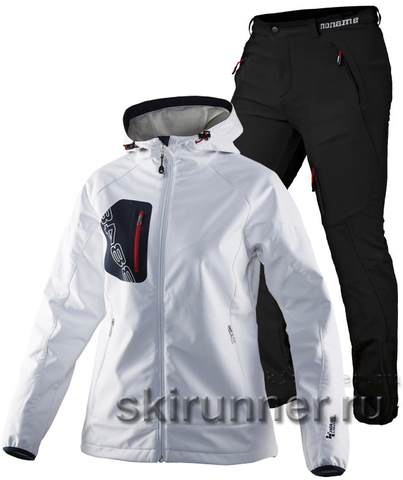 Женский лыжный утепленный костюм 8848 Altitude Jesse Softshell Noname Grassi