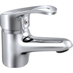 Смеситель СЛАВЕН СЛ-ОД-Б10 серия Дача для умывальника, однорычажный, картридж 35мм, цанга/гайка, гибкая подводка 50мм, короткий излив