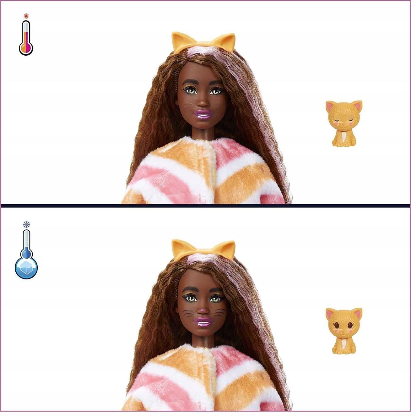 Кукла Mattel Barbie Cutie Reveal - Костюмы животных - Кукла в костюме кошки  с сюрпризами - Барби HHG20 купить в Москве | Доставка по России.