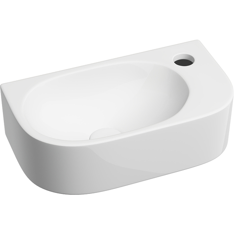 Ceramica Nova CN6066L Умывальник подвесной прямоугольный (чаша слева, отверстие под смеситель справа) Element 400*215*120мм