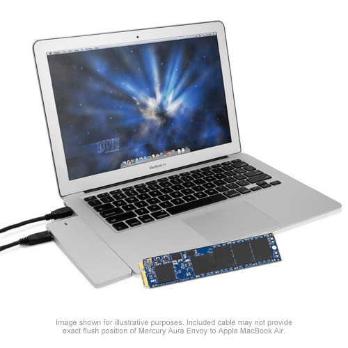 SSD OWC 500GB Aura Pro 6G Macbook Air 2010 2011 Envoy SSD