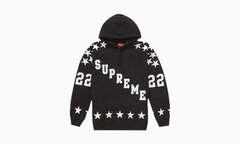 Supreme Hockey Hooded Sweatshirt "Black"
