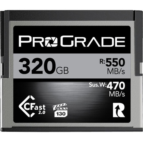 Карта памяти ProGrade Digital 320GB CFast 2.0 Cobalt Memory Card 530/470MB/s