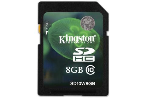 Карта памяти Kingston SDHC 8GB Class 10