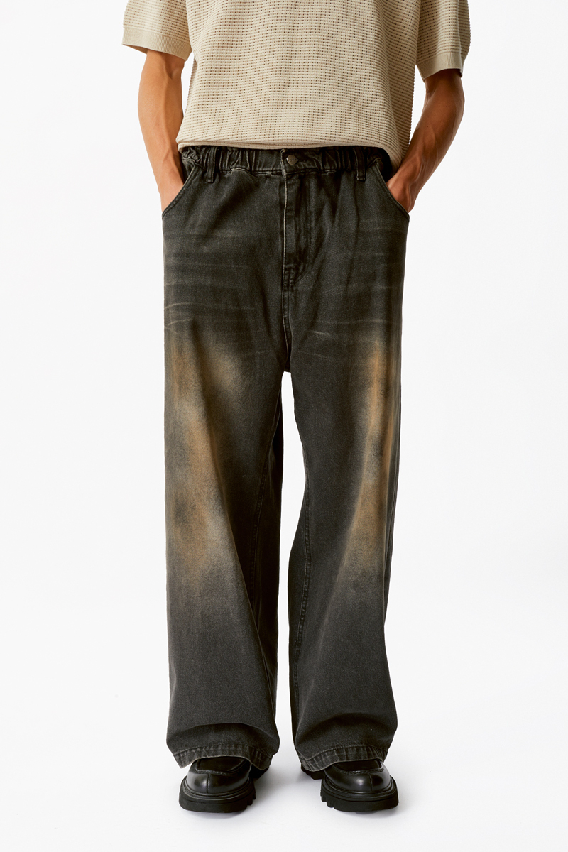 Черные винтажные джинсы Votus