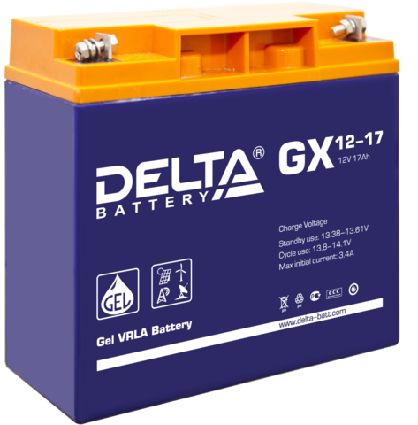 Аккумулятор тяговый DELTA GX 12-17 Xpert