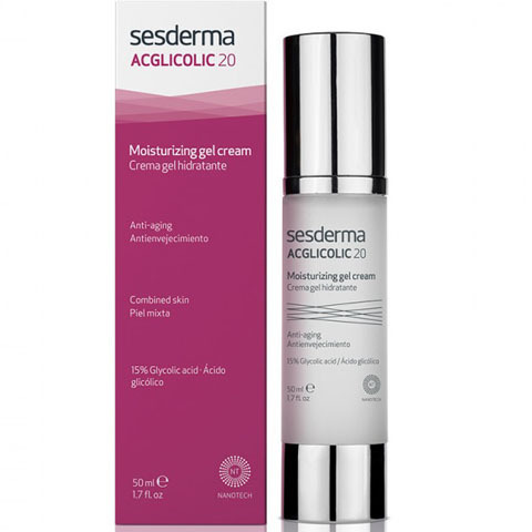 Sesderma ACGLICOLIC 20: Крем-гель увлажняющий с гликолевой кислотой для лица (Moisturizing Gel Cream)