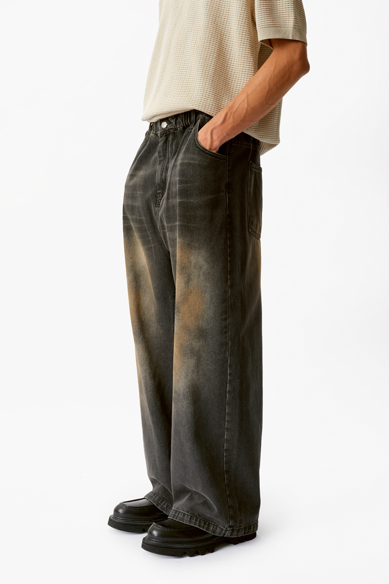 Черные винтажные джинсы Votus