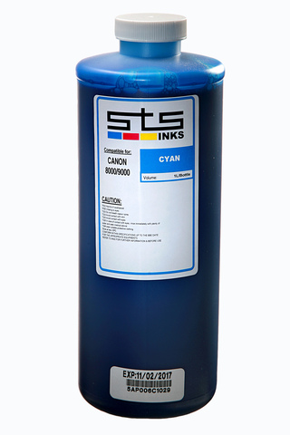 Пигментные чернила STS для Canon Cyan 1000 мл