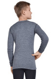 Терморубашка из шерсти мериноса Norveg Soft Teens Grey Melange детская