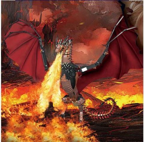 Игра престолов конструктор огненный дракон