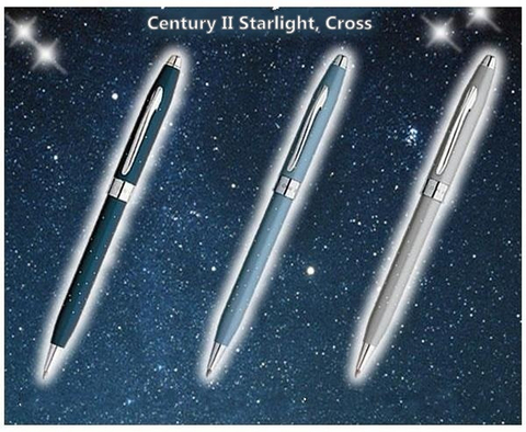 Ручка шариковая Cross Century II, Starlight Sky Blue CT (AT0082WG-33)