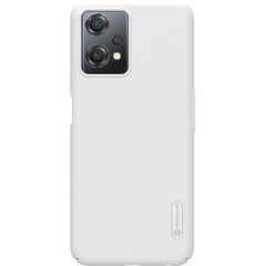 Тонкий жесткий чехол белого цвета от Nillkin для OnePlus Nord CE2 Lite 5G, серия Super Frosted Shield