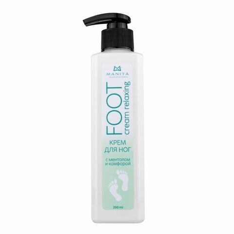 MANITA PROFESSIONAL крем для ног с ментолом и камфорой 250 ml