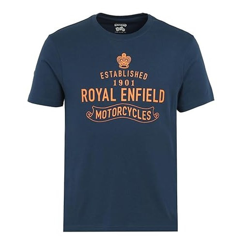 Футболка RE CROWN GRAPHIC T-SHIRT NAVY , размер L