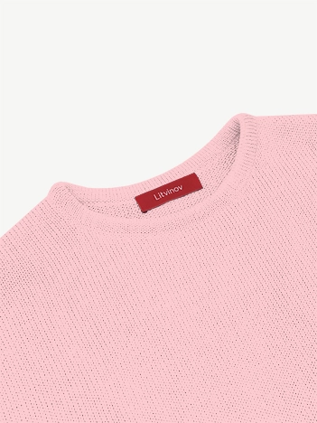 Джемпер оверсайз из экохлопка