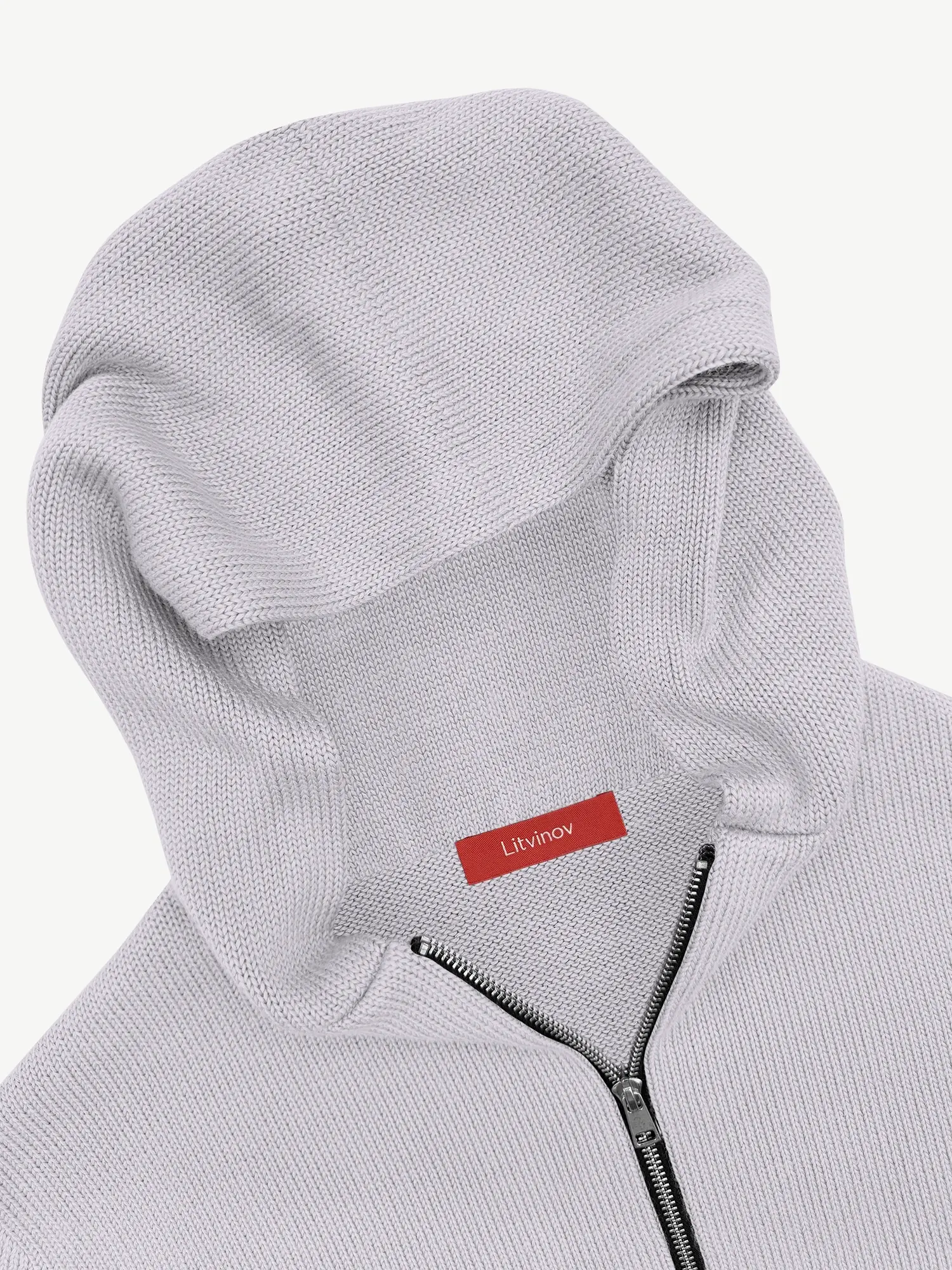 Толстовка на замке из экохлопка