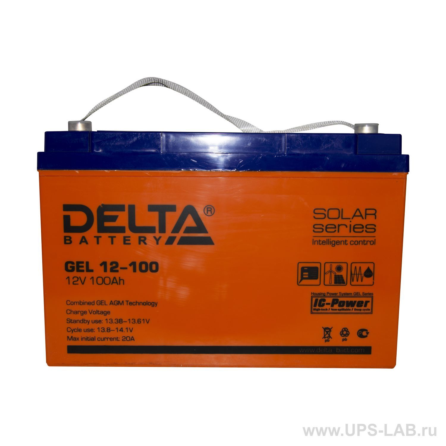 100 12. Аккумуляторная батарея Delta Gel 12-100 (12v / 100ah). АКБ Дельта 100 Ач.