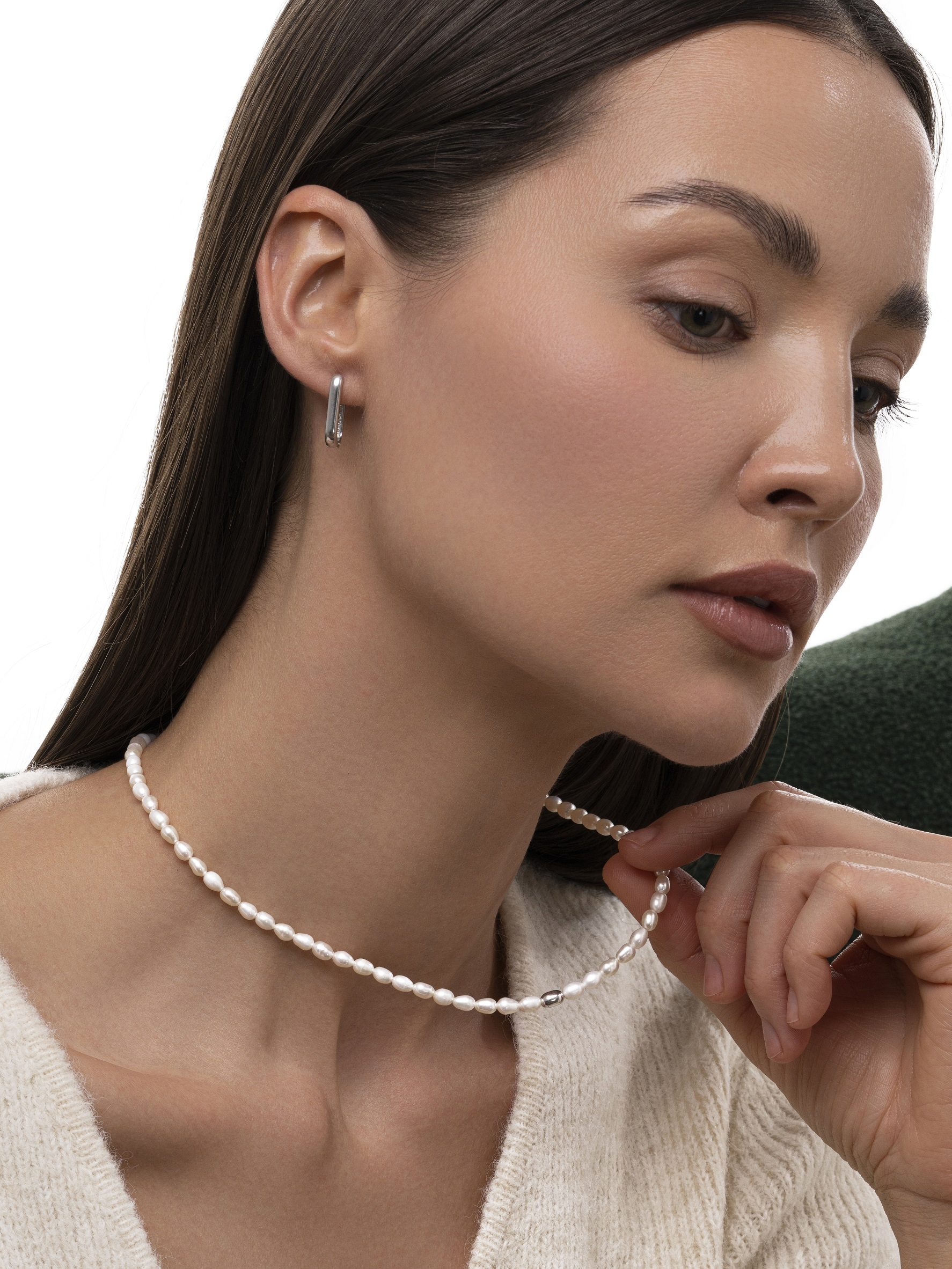 Колье Галька