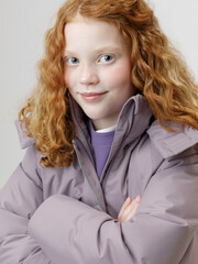 куртка  для девочки  ВК 38125/1 ГР