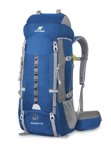 Картинка рюкзак туристический Nevo Rhino 15083UP-70L Blue - 7