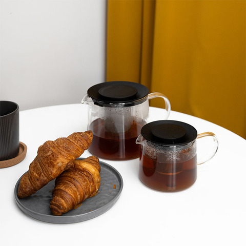 Чайник заварочный Nors, 600 мл, боросиликатное стекло/пластик