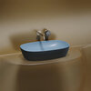 Ceramica Nova Element CN6049ML Умывальник чаша накладная овальная, 60x38, цвет: голубой матовый