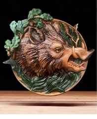 Силиконовый молд Кабан (медальон) № 0471