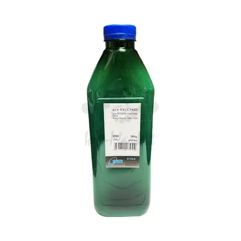 Тонер OML IMEX для OKI C9600, 9650, 9655, 9800 (фл, 380, голубой  NonChem) Green Line