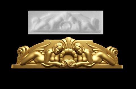 Силиконовый молд № 0529 Русалки -2