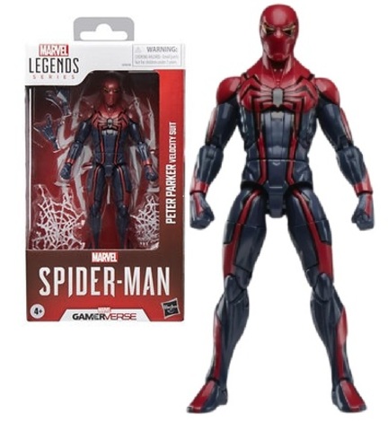 Фигурка Человек паук Питер Паркер Velocity - Marvel Legends GamerVerse