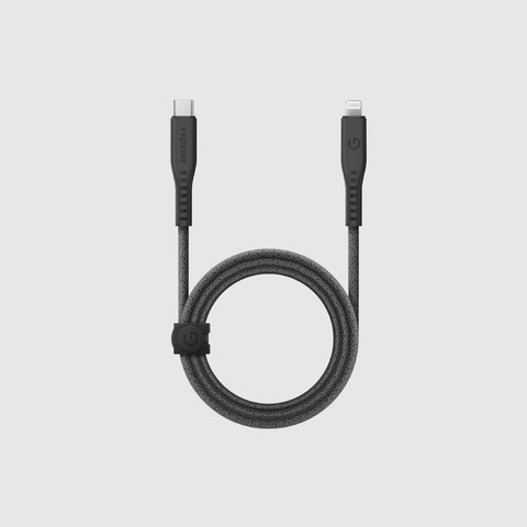 Кабель Energea Flow USB-C to Lightning 1.5M, Черный | Black