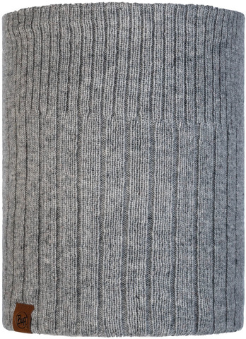 Картинка шарф-труба Buff Neckwarmer Knitted Polar Kort Light Grey - 1