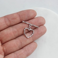 Тогл 15 мм, родий. З056